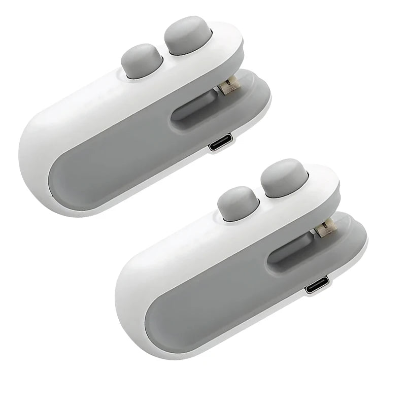 SnapSeal™ | 2-in-1 Rechargeable Mini Bag Sealer